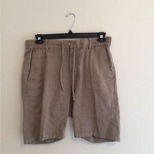 Mens Vince linen blend shorts size medium